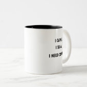 I Came. I Saw. I Need Coffee. Two-Tone Coffee Mug ツートーンマグカップ (正面右)