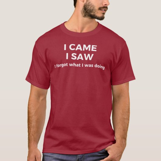 I Came, I Saw Tシャツ (正面)