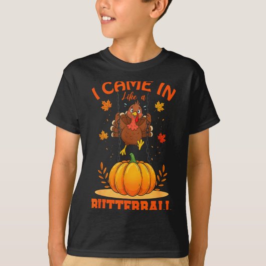 I Came In Like A Butterball Funny Thanksgiving Men Tシャツ (正面)