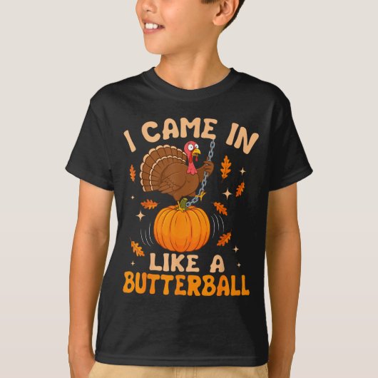 I Came In Like A Butterball Funny Thanksgiving Men Tシャツ (正面)