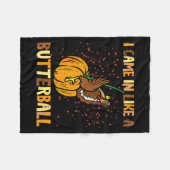 I Came In Like A Butterball Thanksgiving Turkey Wo フリースブランケット (正面(横))