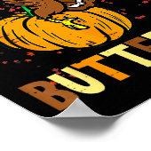 I Came In Like A Butterball Thanksgiving Turkey Wo ポスター (角)