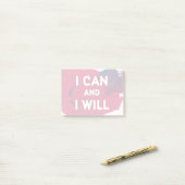 I CanとI Will ポストイット (デスク上)
