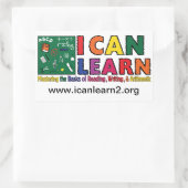 I Can 学 - Rectangleシール 長方形シール (バッグ)