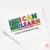 I Can 学 - Rectangleシール 長方形シール (封筒)