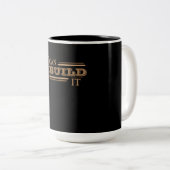 I Can Build It Coffee Mug (Black) ツートーンマグカップ (正面右)