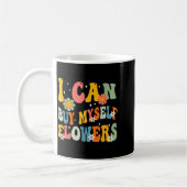 I Can Buy Myself Flowers Funny Self Love Valentine コーヒーマグカップ (左)