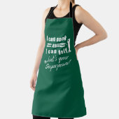 I Can Cook Golf Apron - Funny Personalized Golfer  エプロン (インサイチュ)