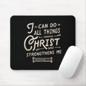 I Can Do All Thing Through Christ Bible Verse Quot マウスパッド (マウス)