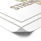 I Can Do All Things Bible Verse Philippians 4:13 ポスター (角)