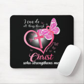 I Can Do All Things Christ Who Strengthens Breast  マウスパッド (マウス)
