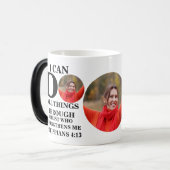 I can do all things Christian photo Bible verse モーフィングマグカップ (正面左)