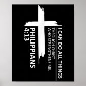 I Can Do All Things Philipans 4_13 Insrational Fai ポスター (正面)