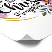 I Can Do All Things Through Christ ポスター (角)
