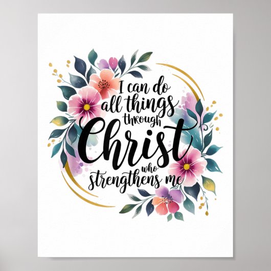 I Can Do All Things Through Christ ポスター (正面)