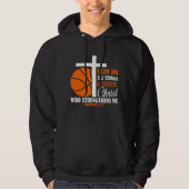 I Can Do All Things Through Christ Basketball パーカ (正面)