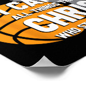 I Can Do All Things Through Christ Christian Byske ポスター (角)