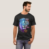 I Can Do All Things Through Christ Lion Faith Chri Tシャツ (正面フル)