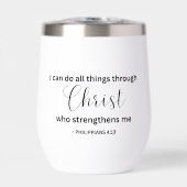 I Can Do All Things Through Christ - Tumbler (正面)