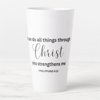 I Can Do All Things Through Christ - Tumbler カフェラテマグ