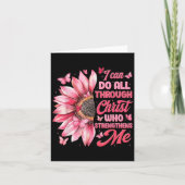 I Can Do All Things Through Christ Who Strengthens カード (正面)