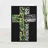 I Can Do All Things Through Christ Who Strengthens カード (正面)