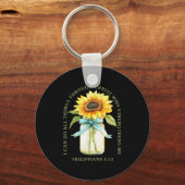 I Can Do All Things Through Christ Who Strengthens キーホルダー (正面)