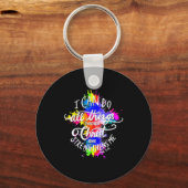 I Can Do All Things Through Christ Who Strengthens キーホルダー (正面)