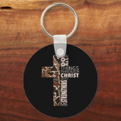 I Can Do All Things Through Christ Who Strengthens キーホルダー (正面)