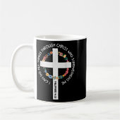 I Can Do All Things Through Christ Who Strengthens コーヒーマグカップ (左)