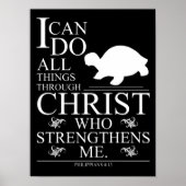 I Can Do ALl Things Through Christ Who Strengthens ポスター (正面)