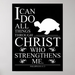 I Can Do ALl Things Through Christ Who Strengthens ポスター