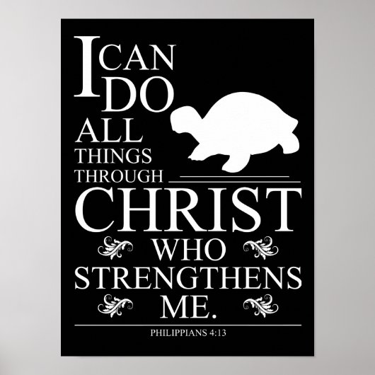 I Can Do ALl Things Through Christ Who Strengthens ポスター (正面)