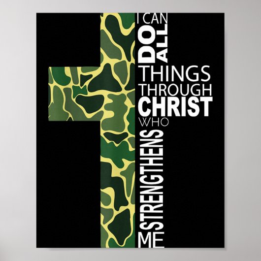 I Can Do All Things Through Christ Who Strengthens ポスター (正面)