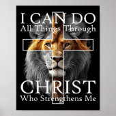 I Can Do All Things Through Christ Who Strengthens ポスター (正面)