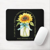 I Can Do All Things Through Christ Who Strengthens マウスパッド (マウス)