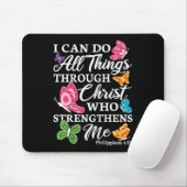 I Can Do All Things Through Christ Who Strengthens マウスパッド (マウス)