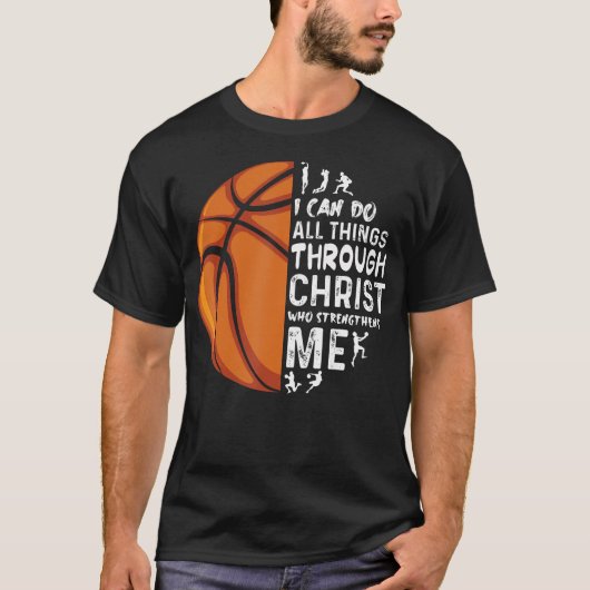 I Can Do All Things Through Christ Who Strengthens Tシャツ (正面)