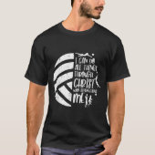 I Can Do Things Through Christ Volleyball Christia Tシャツ (正面)