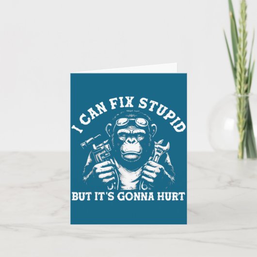 I Can Fix Stud But It's Gonna Hurt Mechanic Funny  カード (正面)