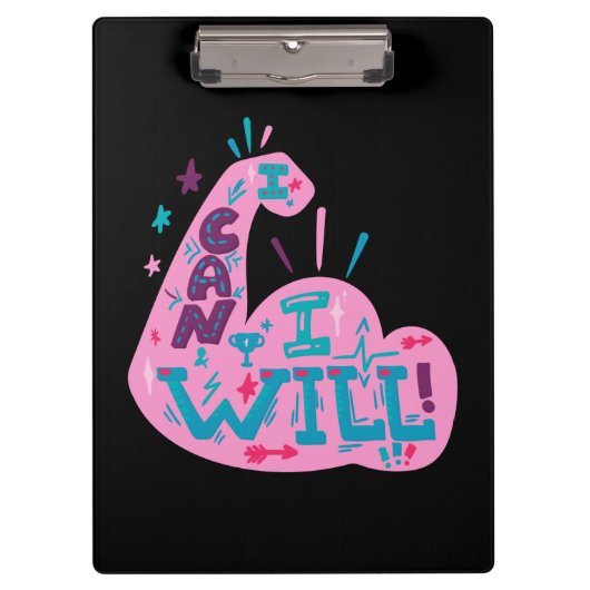 I Can I Will クリップボード (正面)