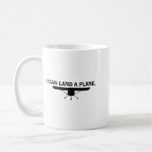 I Can Land A Plane Funny Lot Aviation Quote  コーヒーマグカップ (左)