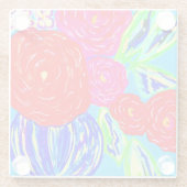 I Can Paint Myself Flowers, Glass Coaster ガラスコースター (裏面)