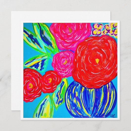 I Can Paint Myself Flowers Postcard (正面/裏面)