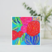 I Can Paint Myself Flowers Postcard (スタンド正面)