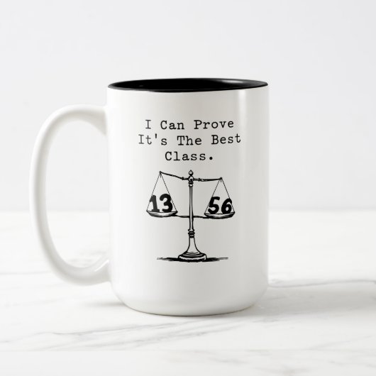I Can Prove It's The Best Math Class ツートーンマグカップ (左)