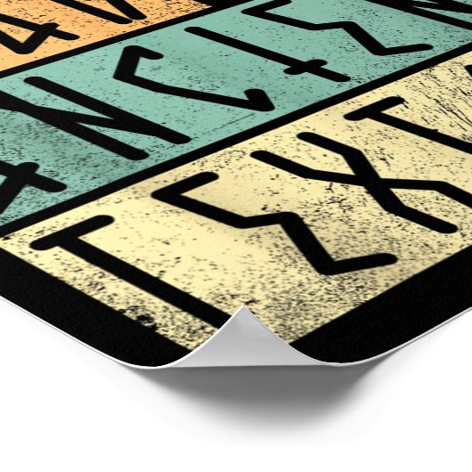 I Can Read Ancient Text Funny  ポスター (角)