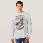 I Can See Your Soul Funny Russian Blue Cat Design Tシャツ (正面フル)