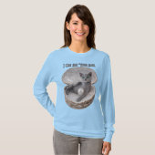I Can See Your Soul Funny Russian Blue Cat Design Tシャツ (正面フル)