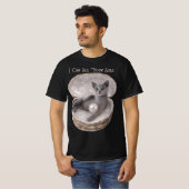 I Can See Your Soul Funny Russian Blue Cat Design Tシャツ (正面フル)